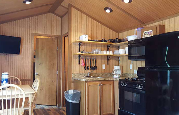 Deluxe Cabin bathroom